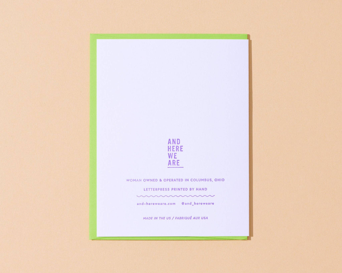 Greeting Card; Man Cold (Letterpress)