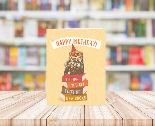 Birthday Card; New Books