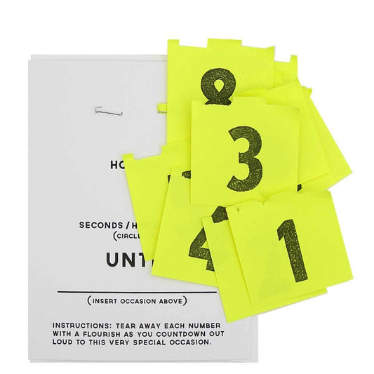 Greeting Card; DIY Countdown