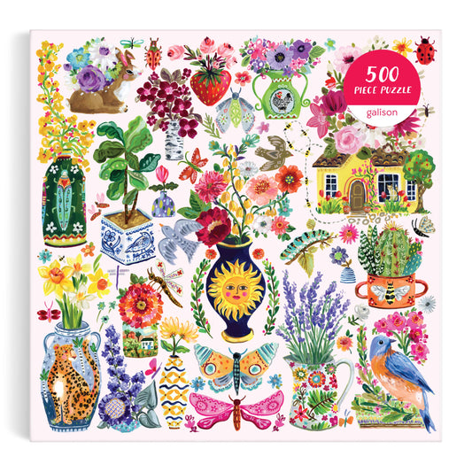 500 Piece Puzzle; Buzzy Bouquets
