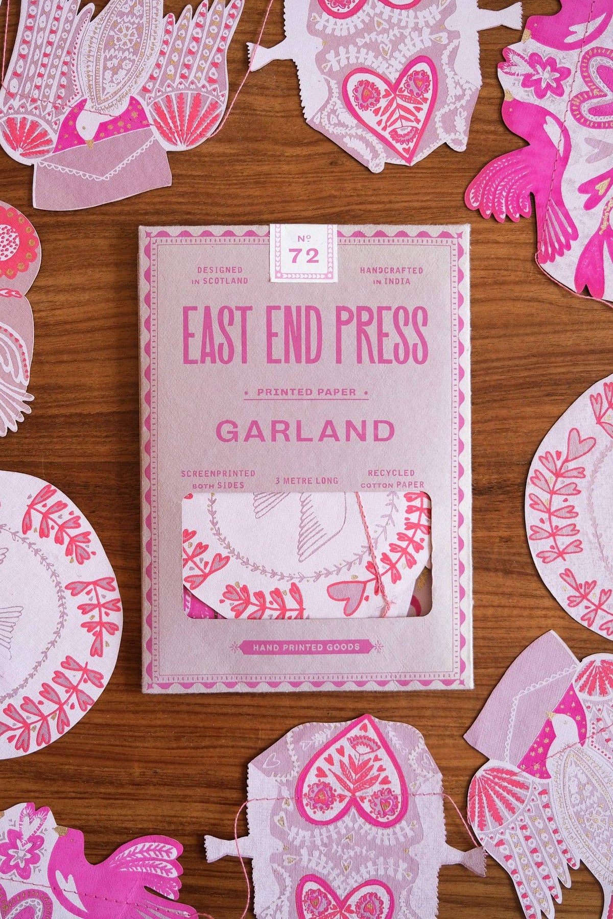 Sewn Garland; Love Birds