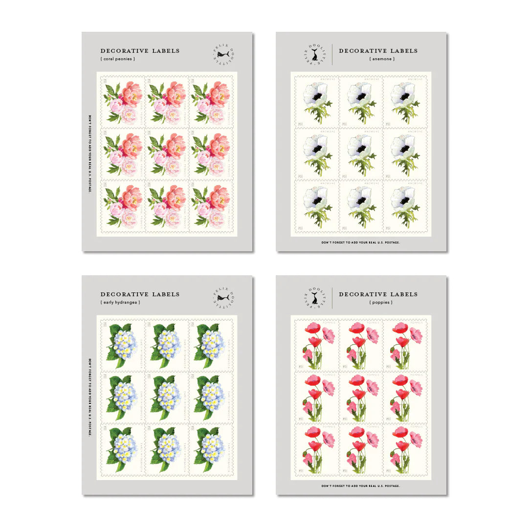 Decorative Labels; Forever Spring (36 Labels)
