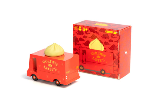 CandyLab Dumpling Van (Wooden Diecast Toy)