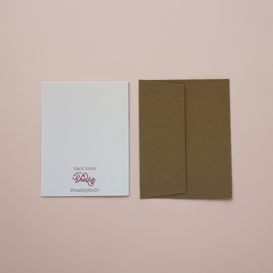 Thank You Card; TY, Thank You - Made by Shellie