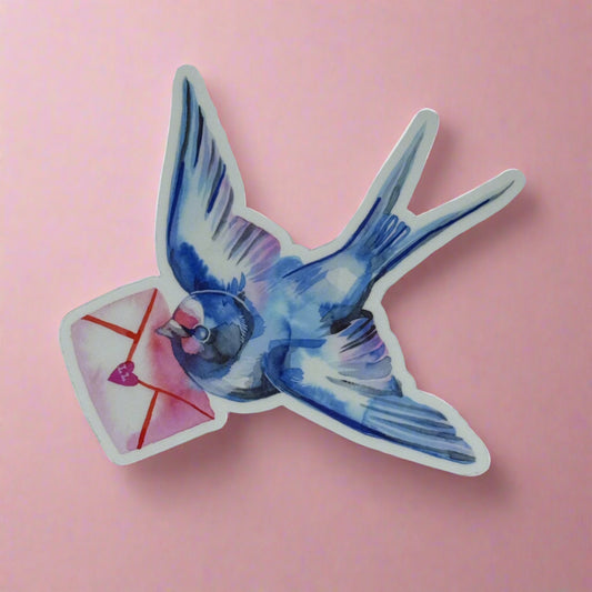 Bookmark; Love Letter Bird - Made By Shellie