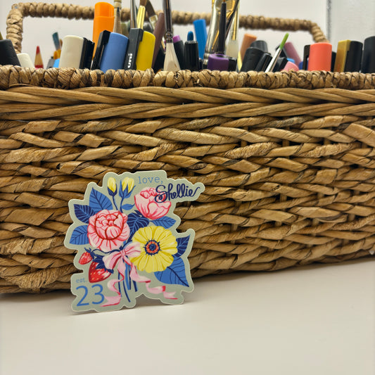 Vinyl Sticker; Love, Shellie - Made By Shellie