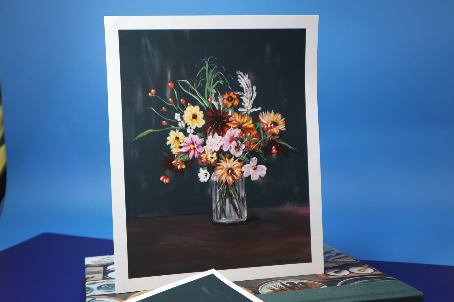 Art Print; Vase of Wild Flowers (5x7) By XO Whit