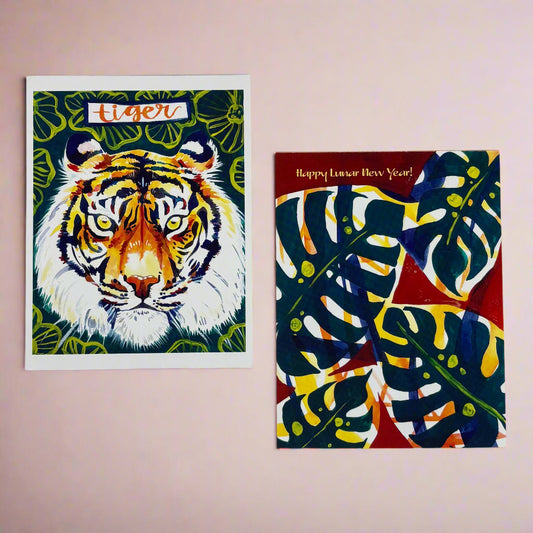 Art Print; Tiger (4x6") - Made by Shellie