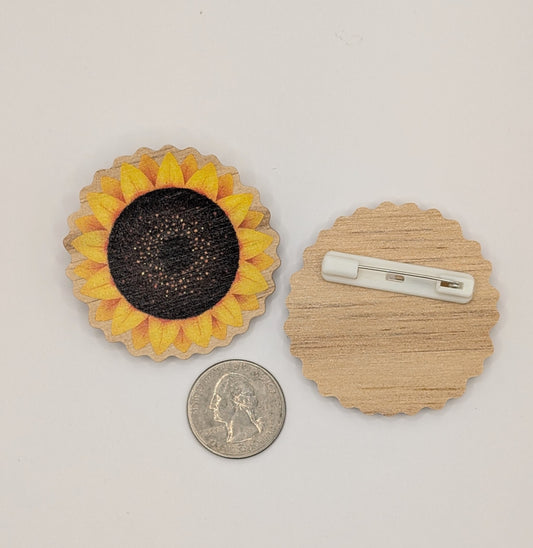 Sunflower Pin