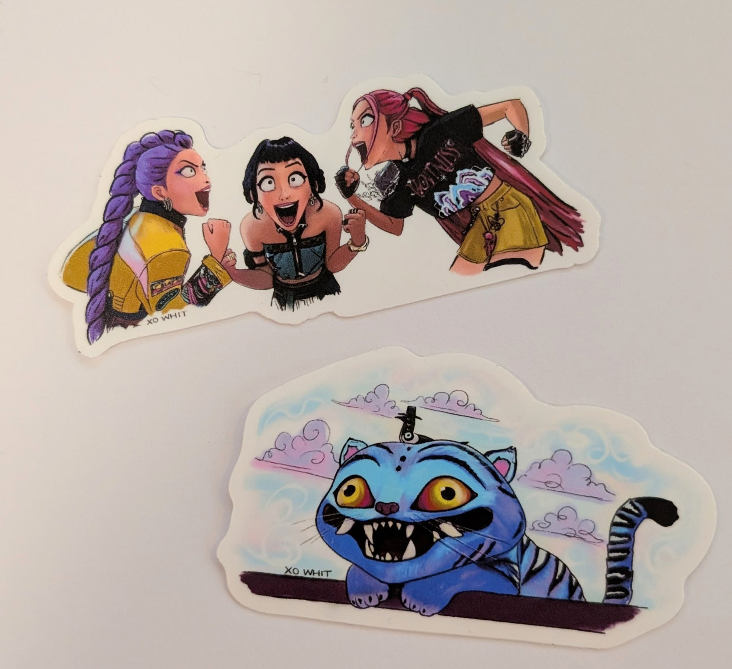 Vinyl Sticker; K Pop Demon Huntrix Squad