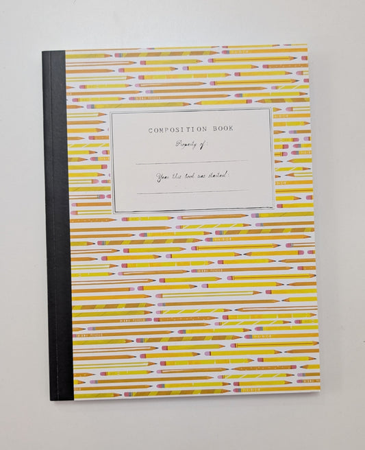 Composition Book; Pencils By Mr. Boddington's Studio