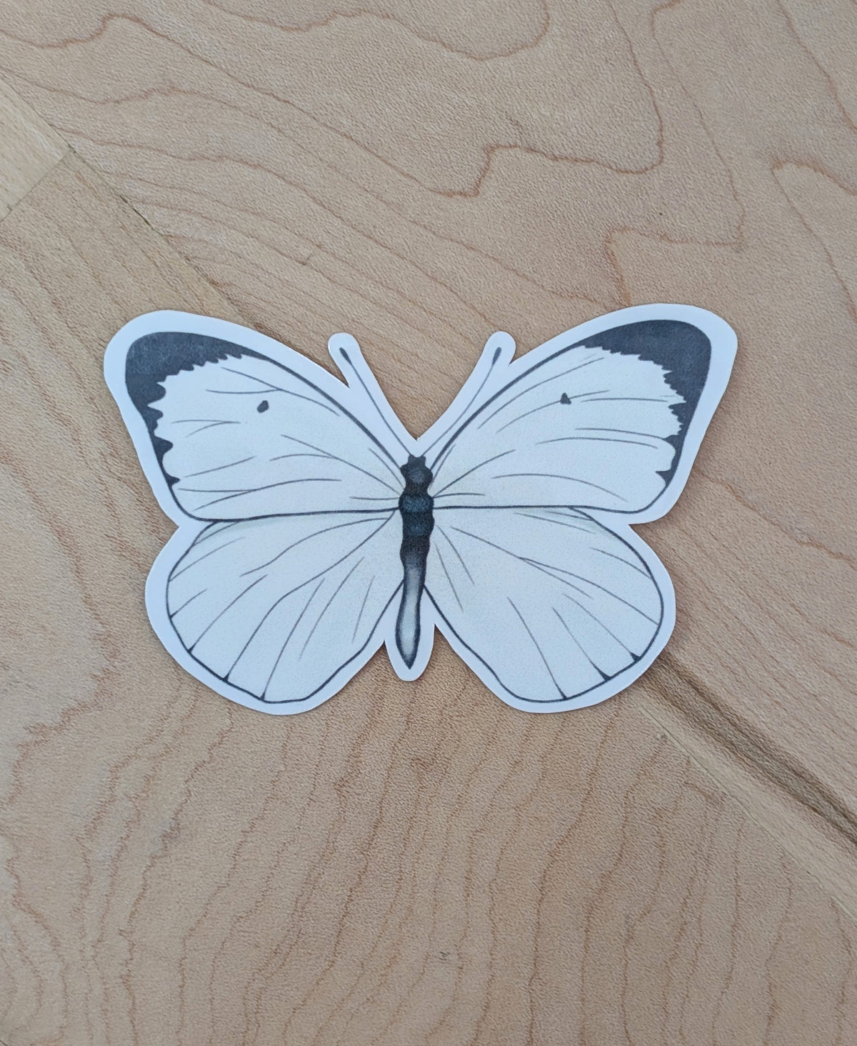 Vinyl Sticker; Glossy Butterly