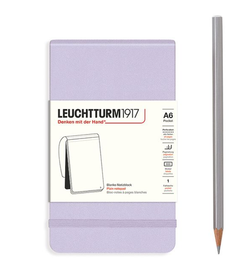 LEUCHTTURM1917 Pocket Notepads; Dotted (Black and Lilac)