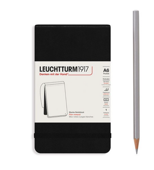 LEUCHTTURM1917 Pocket Notepads; Dotted (Black and Lilac)