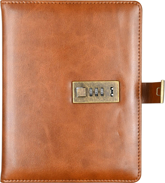 Brown Artisan Locking Journal