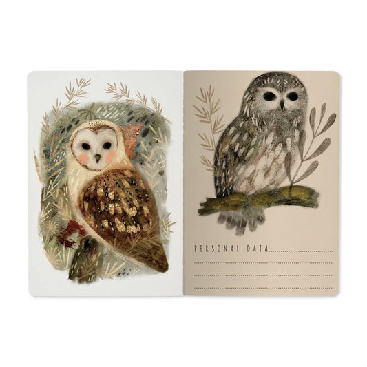 Notebook; Owls - BV by Bruno Visconti