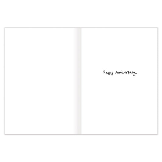 Anniversary Card; Foxes