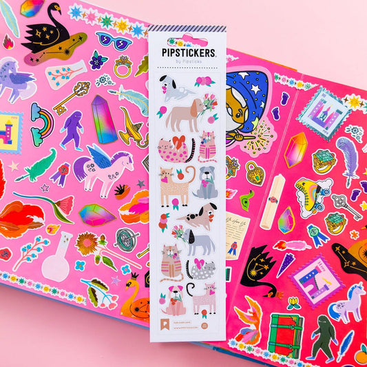 Pipsticks Sticker Sheet; Fur-ever Love