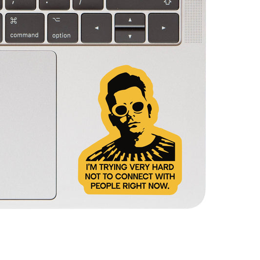 Vinyl Sticker; Schitt's Creek (Funny Sarcastic David Canadian High Quality)