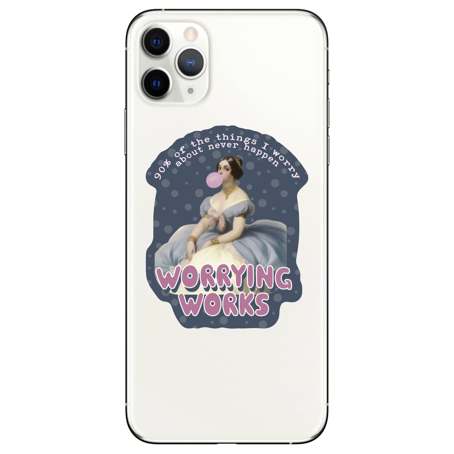 Vinyl Sticker; Victorian Woman (Funny High Quality)