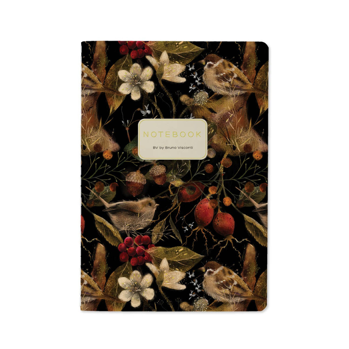 Notebook; Forest Sparrows (A5) | BV by Bruno Visconti