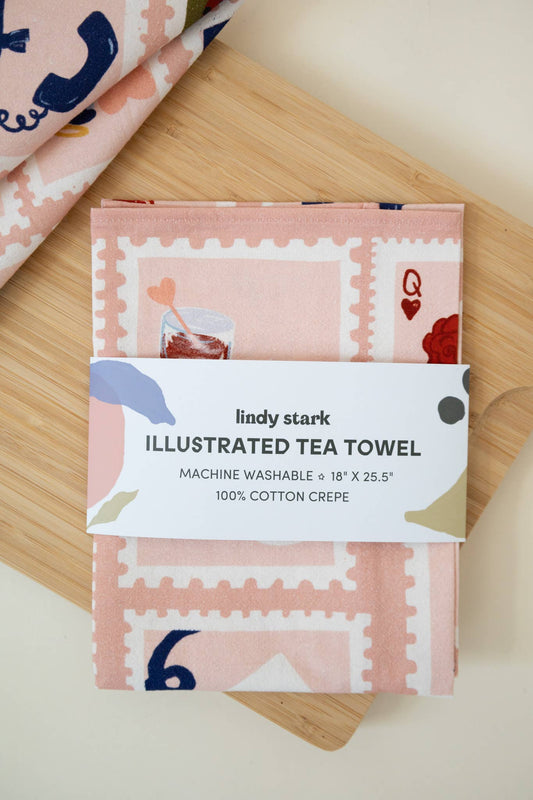 Tea Towel; Love Letter (100% cotton)