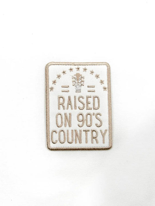 Iron-On Patch; Raised on 90's Country | Field Trip Threads