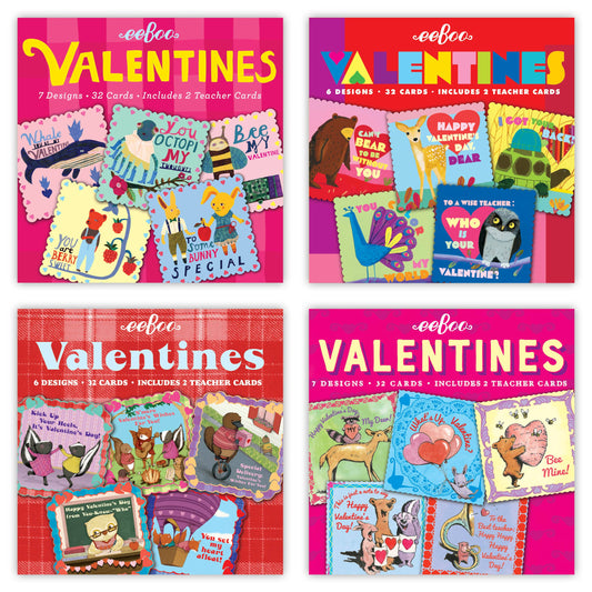 Eeboo Valentine Packs (4 Styles)