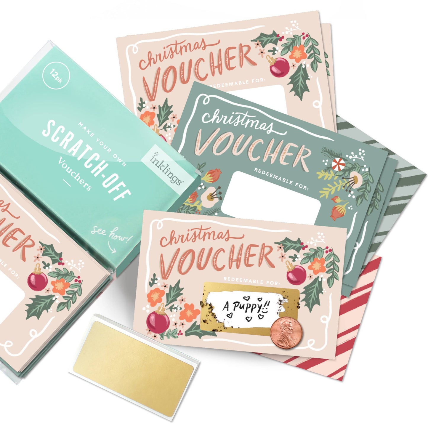 Scratch-off Vouchers - Christmas