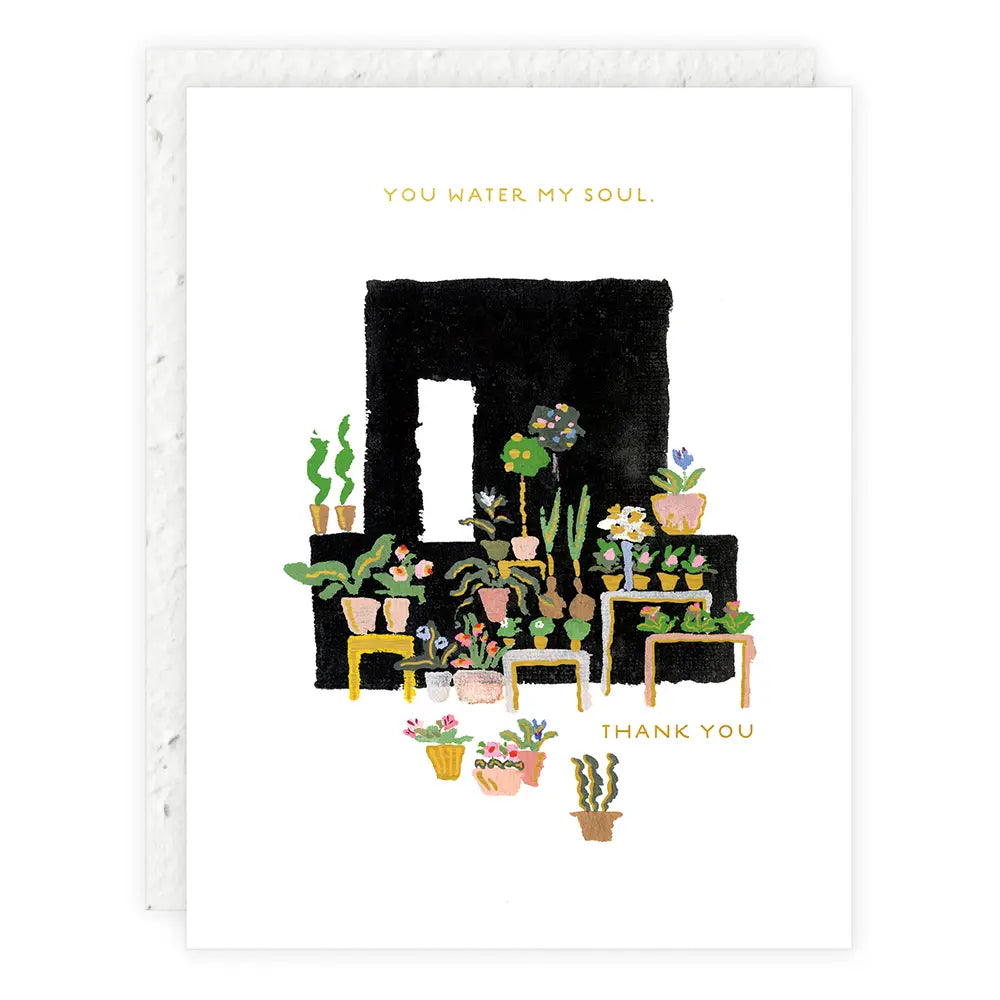 Seedlings Thank You Card; Fleuriste (Plantable Envelope)