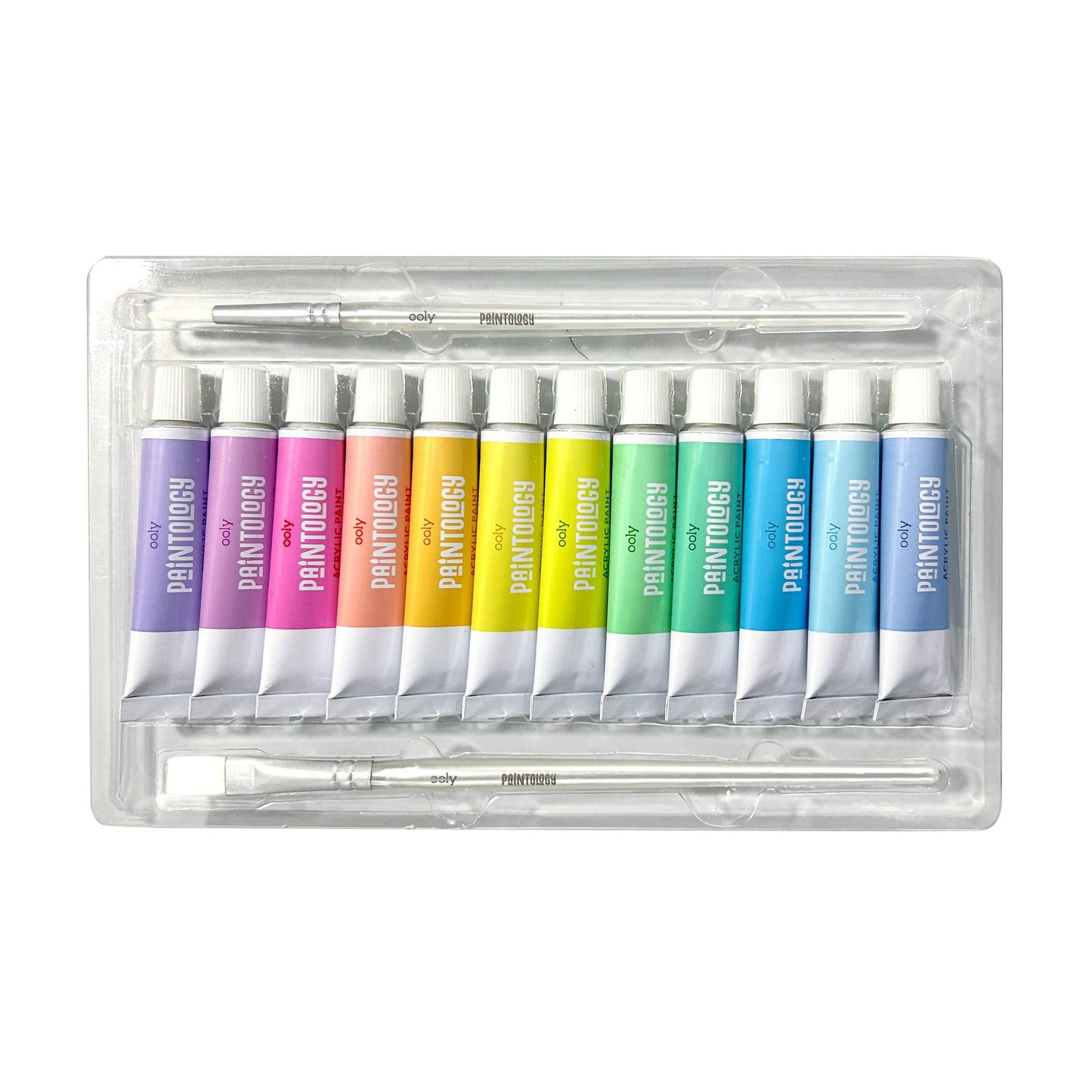 Ooly Paintology Acrylic Paints + 2 Brushes