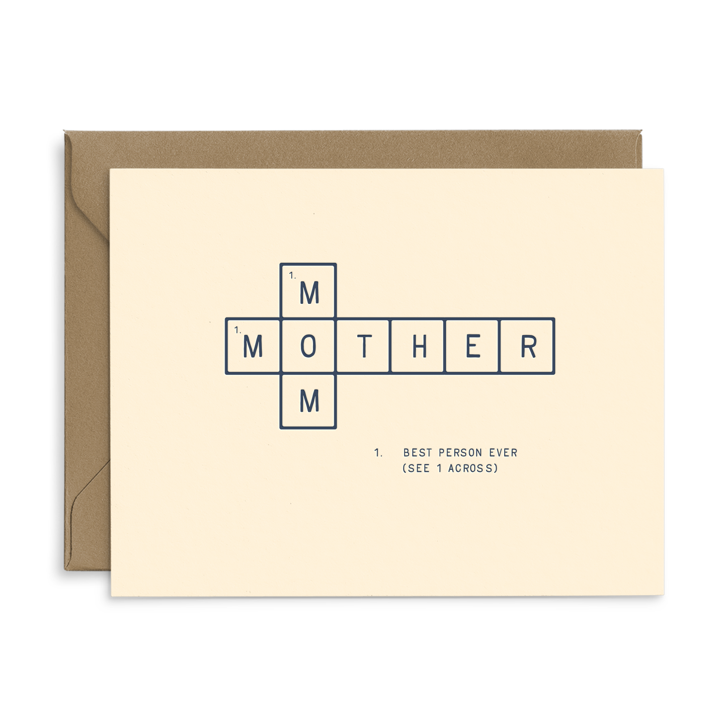 Mother's Day Card; Mom Crossword