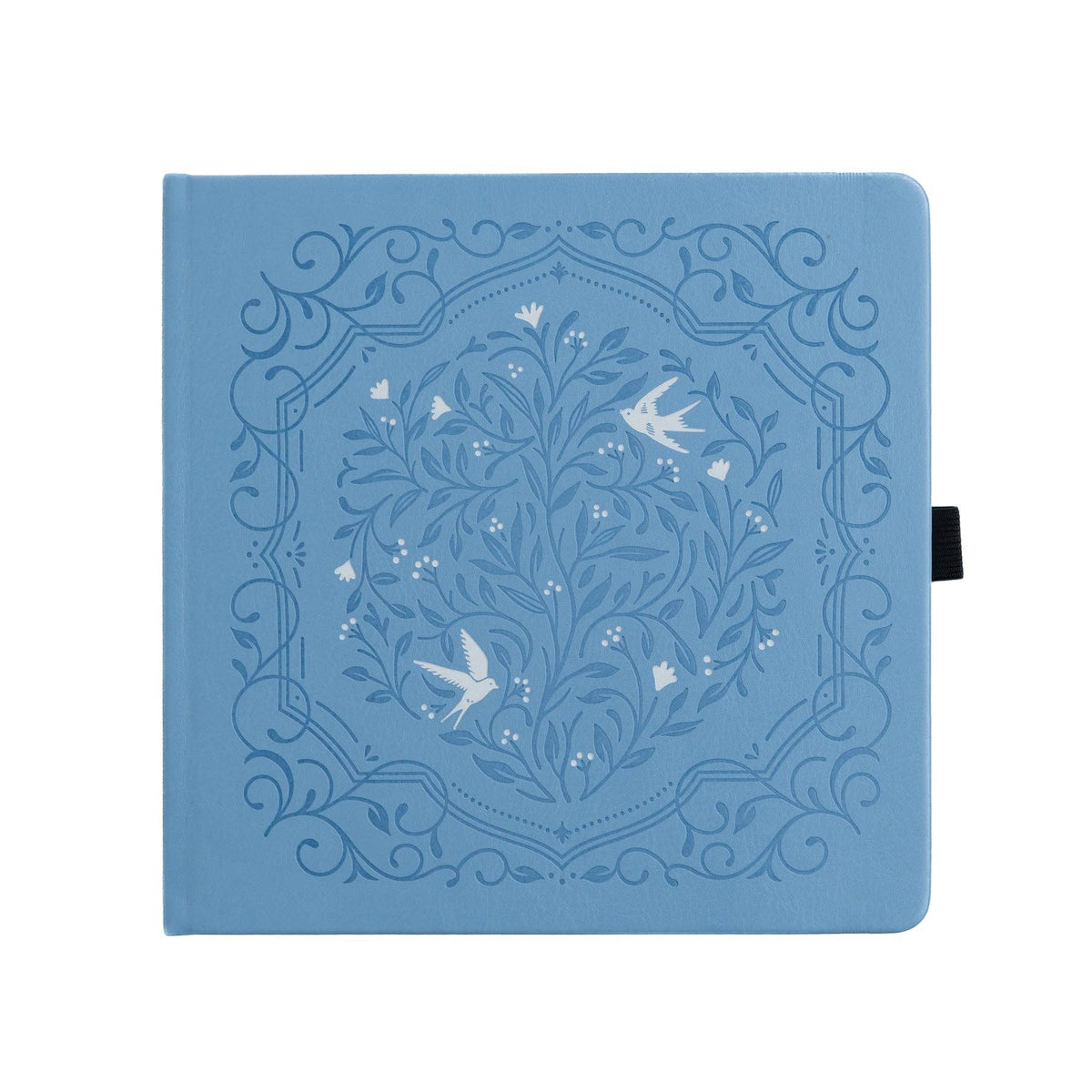 Notebook; Songbird in Blue Letter Size Dot Grid | Archer and Olive