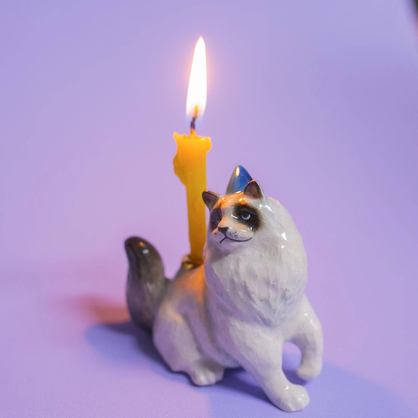 Camp Hollow Cake Topper; Ragdoll Cat