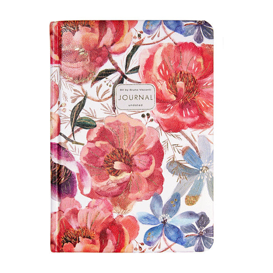 Journal; Heaven Flowers (A5 Vegan Leather Hardcover)