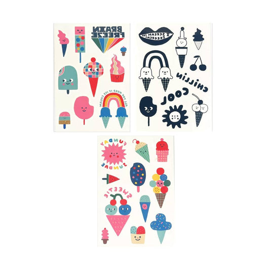 Ooly Mini Tattoo Palooza Temporary Tats X Suzy - Ice Cream Party