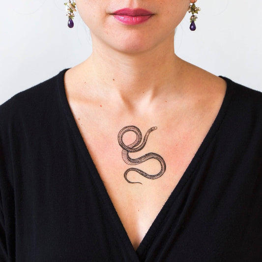 Temporary Tattoo Pack; Serpent