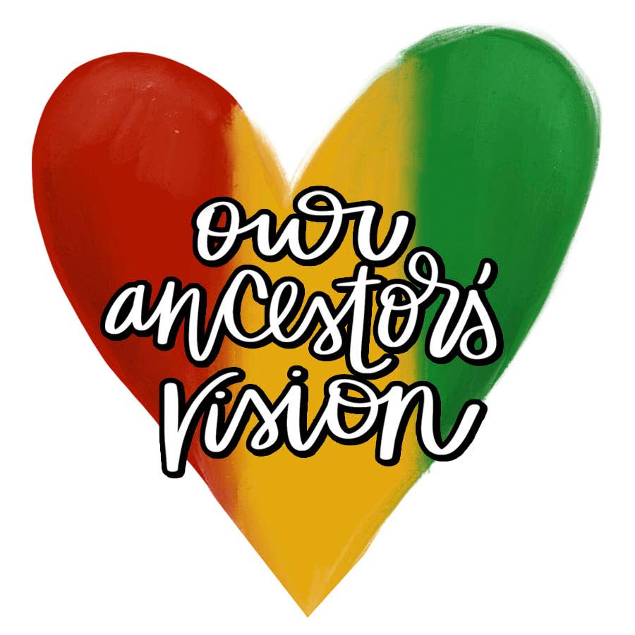 Vinyl Sticker; Ancestors' Vision