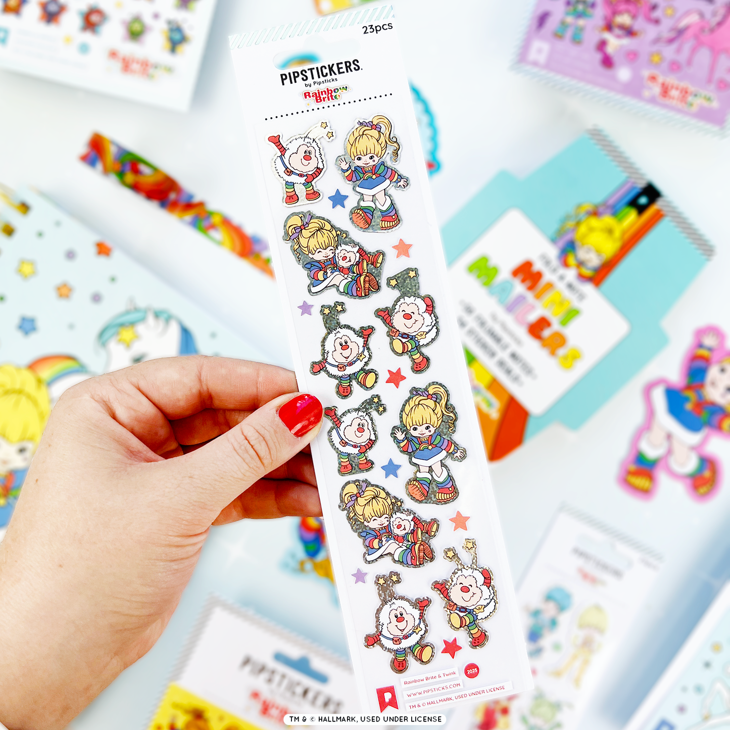 Pipsticks Sticker Sheet; Rainbow Brite & Twink