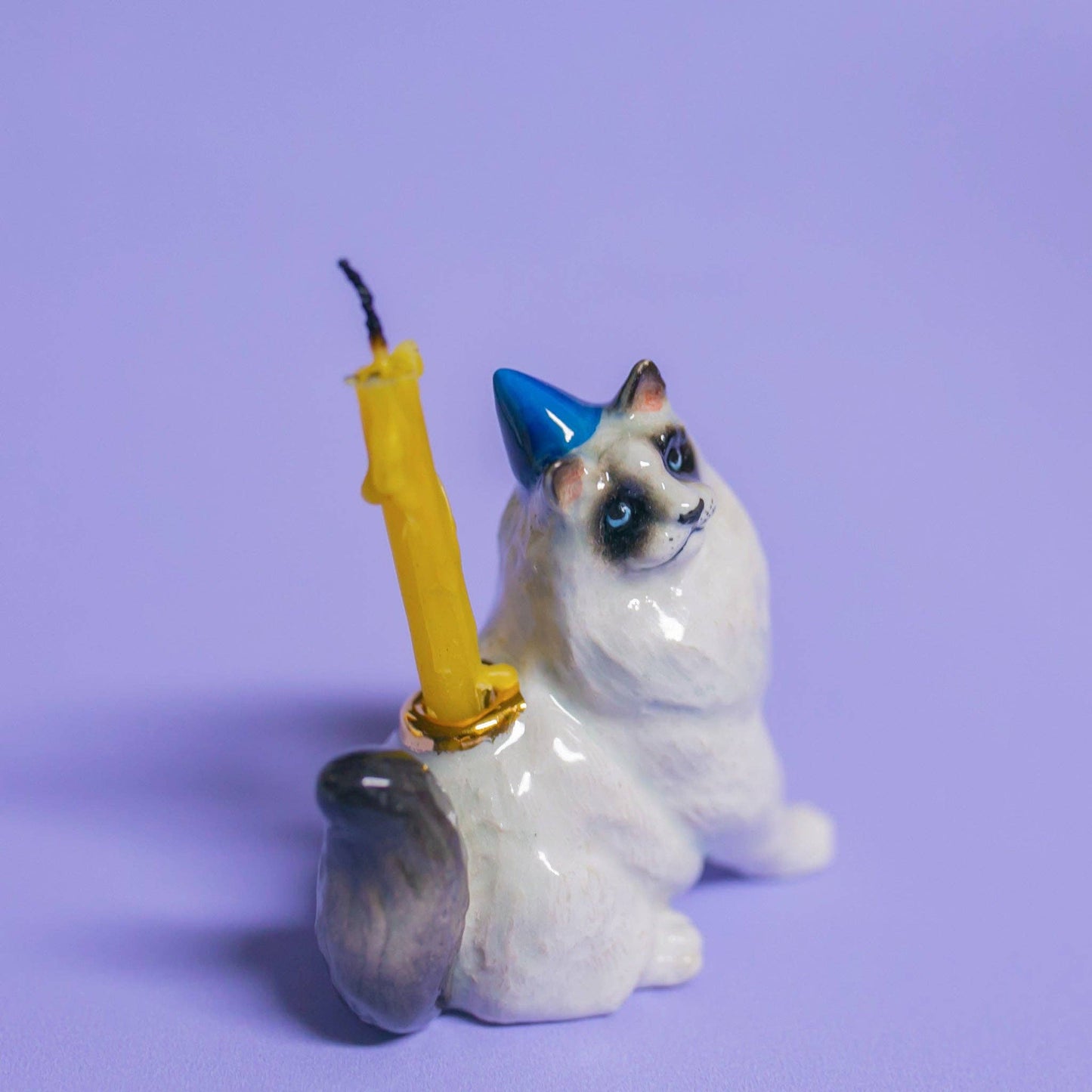 Camp Hollow Cake Topper; Ragdoll Cat