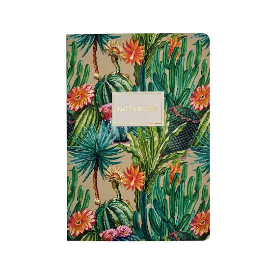 Notebook; Green Cactus - BV by Bruno Visconti