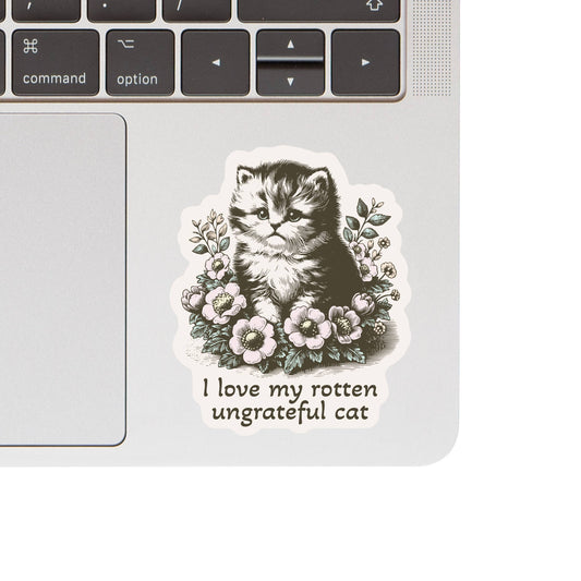 Vinyl Sticker; Rotten Kitty