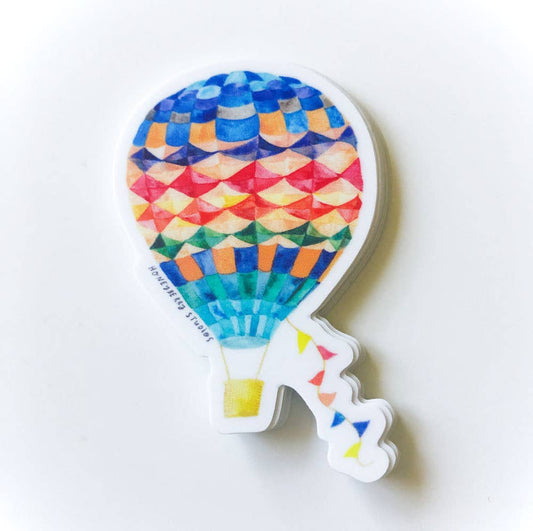 Vinyl Sticker; Hot Air Balloon