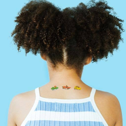 Temporary Tattoo Sheet; Things That Go (Richard Scarry's Busy World)