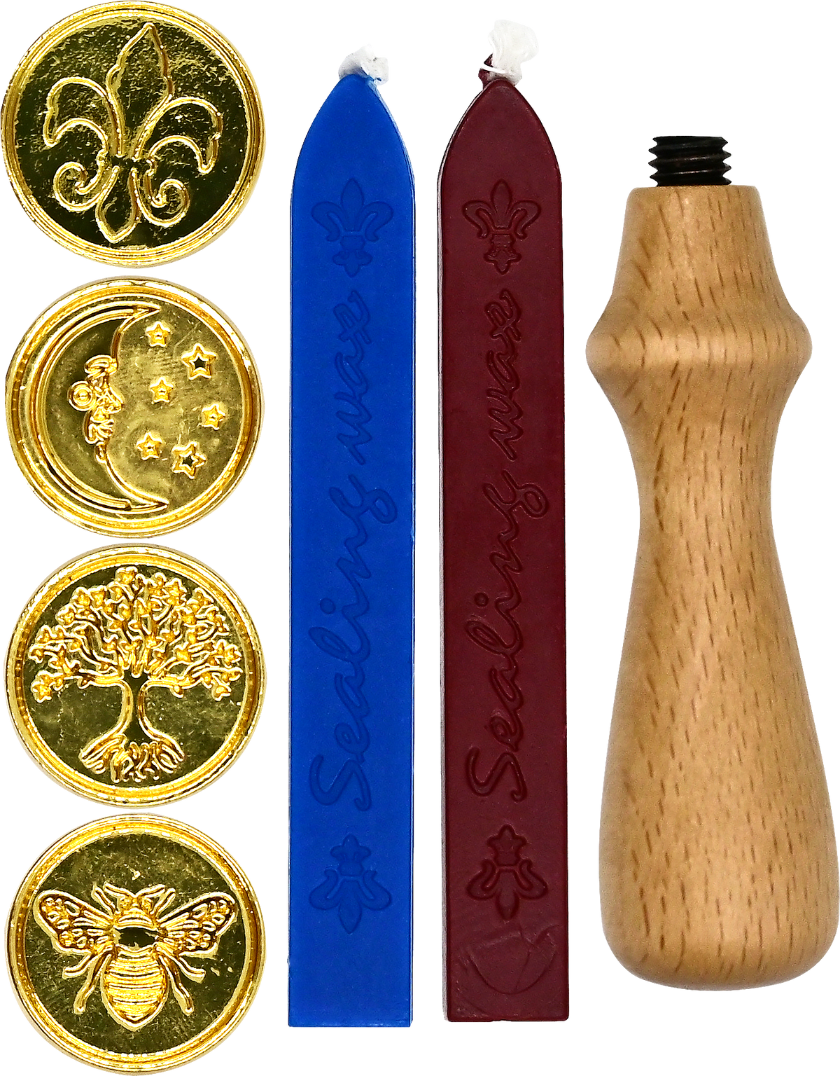 Sealing Wax Stamp Kit; Four Designs | Peter Pauper Press