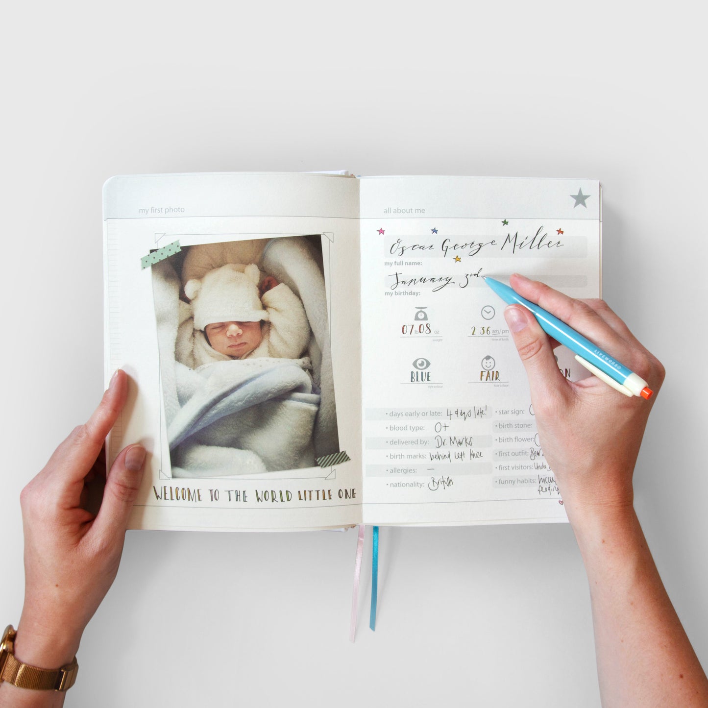 Keepsake Journal; My Baby Book (Hardcover)