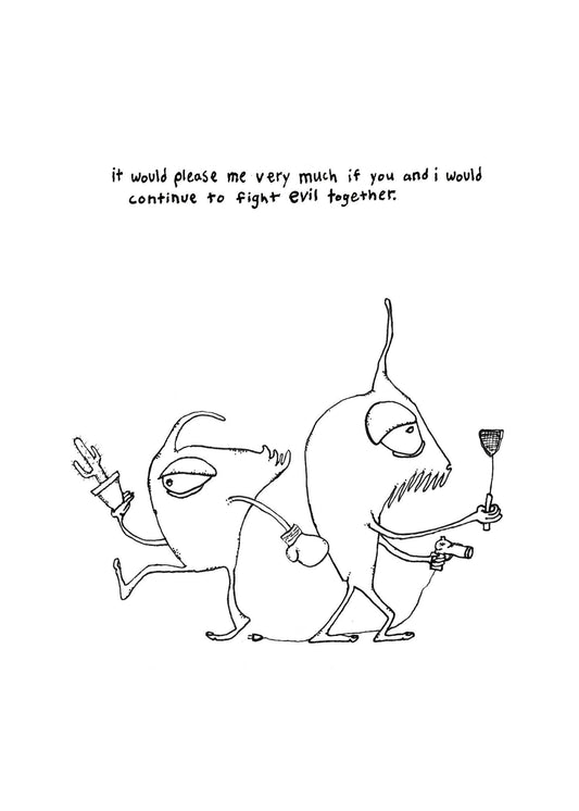 Greeting Card; Fight Evil