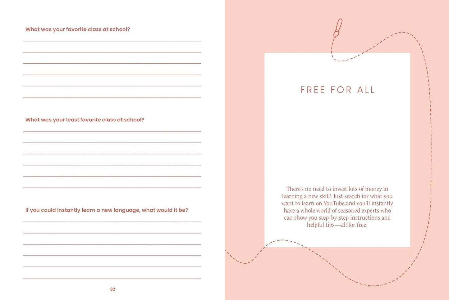 Prompted Journal; The Bucket List