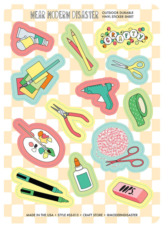 Sticker Sheet; Craft Store