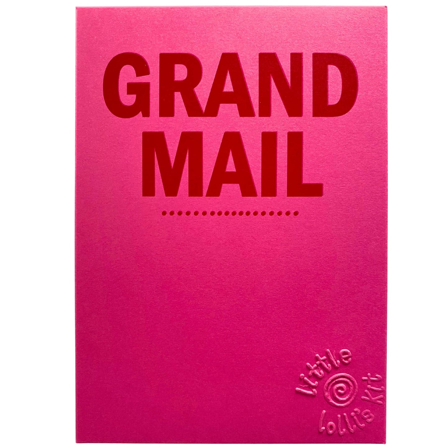 Grand Pen Pal Kit; Kids & Grandparents (Drawstring Bag)